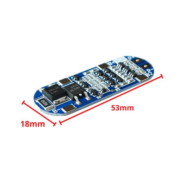 Imagem de 4x Placa de Proteção BMS 3S 10A Carregador Bateria de Lítio