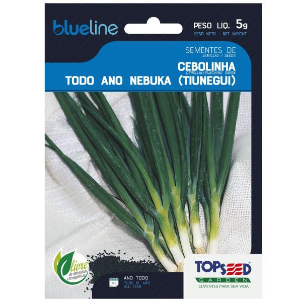 Imagem de 4X Sementes de Cebolinha (Nebuka Tiunegui) Blueline TOPSEED