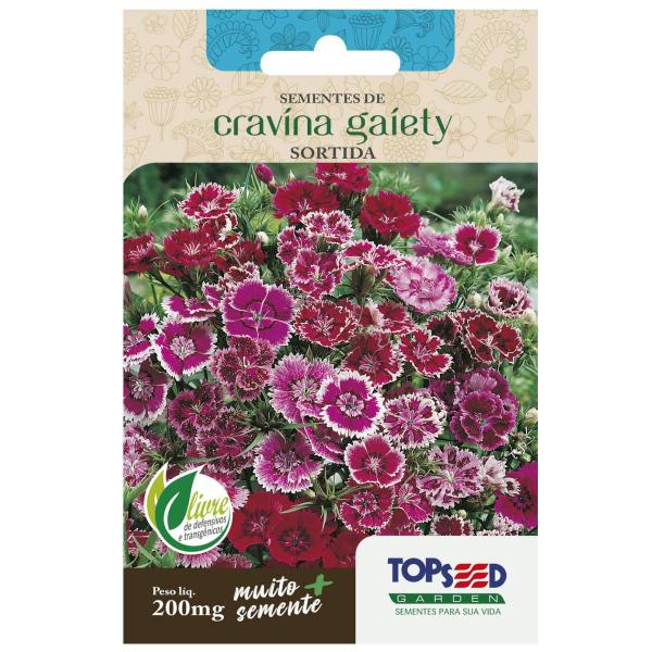 Imagem de 4X Sementes de Cravina Gaiety (Sortida) TOPSEED