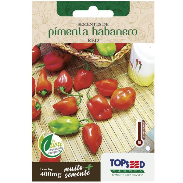 Imagem de 4X Sementes de Pimenta Habanero (Red) TOPSEED