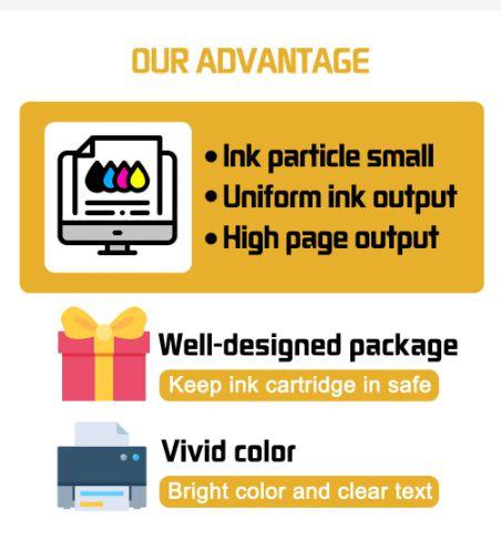 4x Tinta EPS T544 L3250 L3150 L3210 L3110 L5190 L5290 L1210 L1250 L5590 544 - JetW Imagem de 4x Tinta EPS T544 L3250 L3150 L3210 L3110 L5190 L5290 L1210 L1250 L5590 544