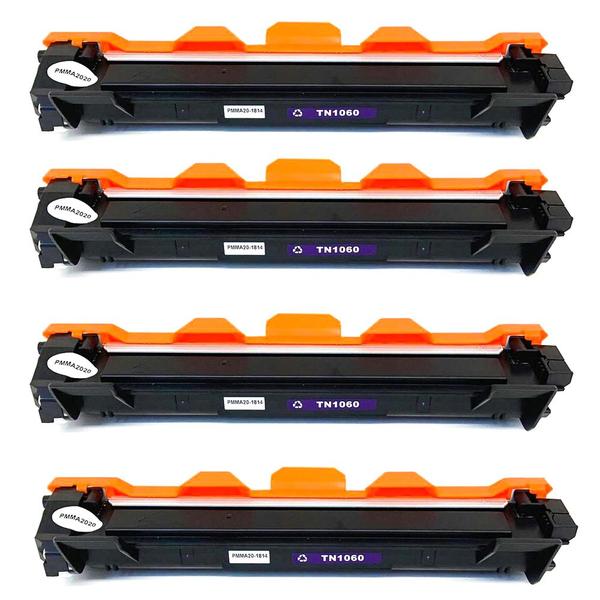 Imagem de 4x Toner Compatível Tn1060 Dcp1602 Dcp1617 Hl1202 Hl1212w