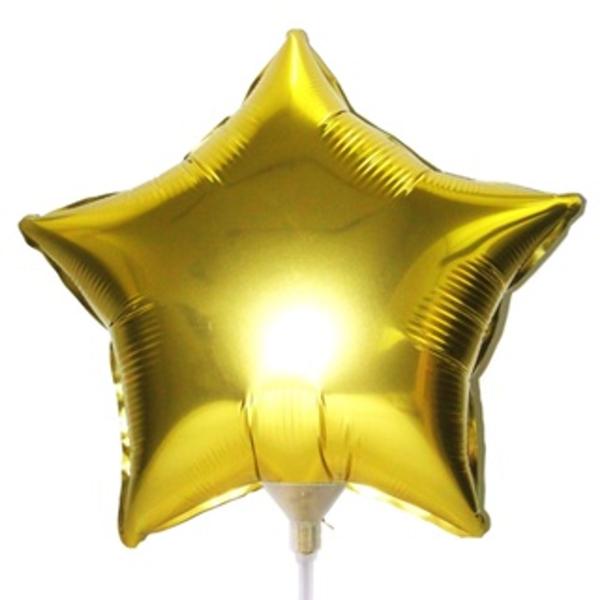 Imagem de 5 Balões Metalizado Estrela 22cm