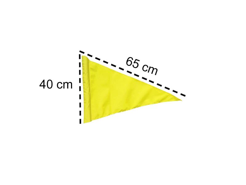 Imagem de  5 Bandeiras Bandeirolas Profissional Nylon Sinalização