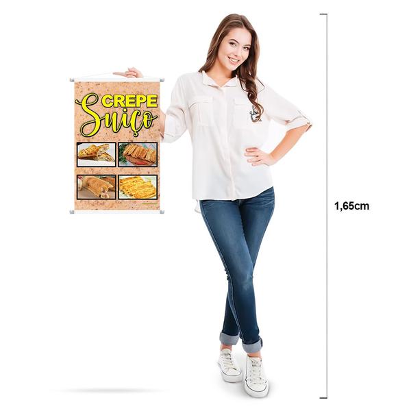 5 Banners Crepes Suíços - G Artes Imagem de 5 Banners Crepes Suíços