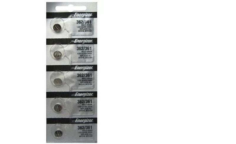 Imagem de 5 Baterias 362-361 Energizer 1,55V Sr721Sw Relógio