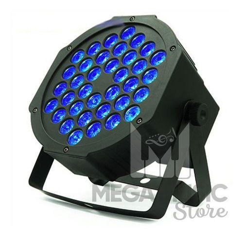 Imagem de 5 Canhão Refletor Led Par 64 Rgb Triled 36 Leds 3w Dmx Bivolt