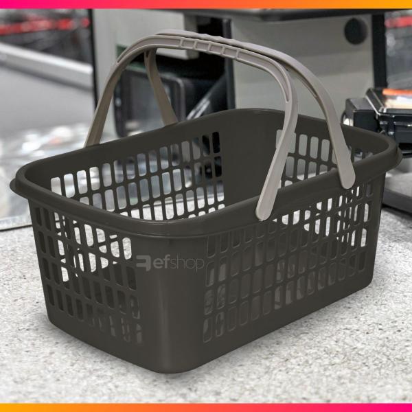5 Cesta Cestinha Plástica Supermercado Mercado Reforçado 9 L - Usual Utilidades Imagem de 5 Cesta Cestinha Plástica Supermercado Mercado Reforçado 9 L