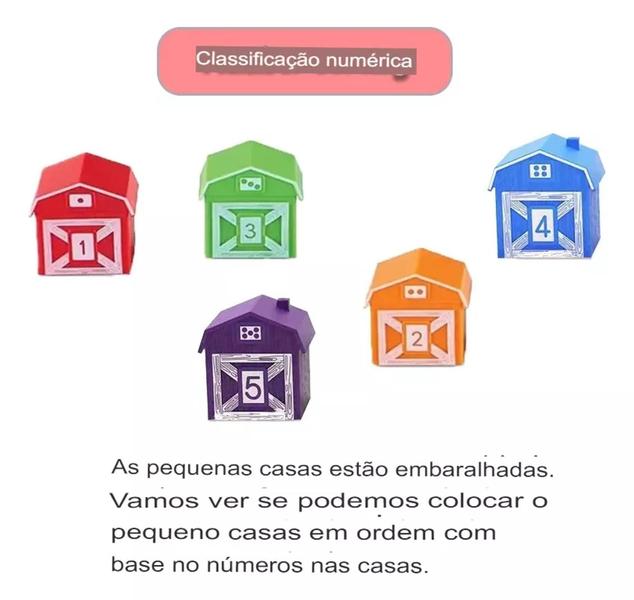 Imagem de 5 Dedoches Fazendinha Animais Educativo Com Casinha