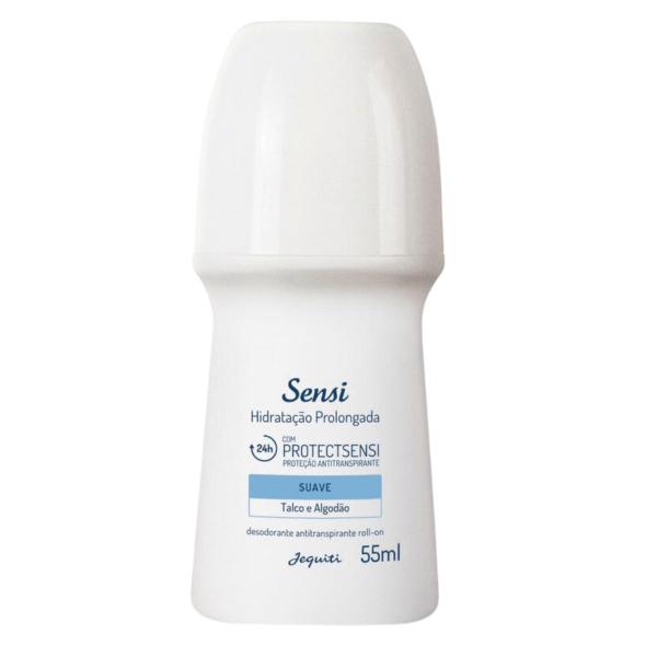 Imagem de 5 Desodorantes Roll On Feminino Sensi Suave, 55ml - Jequiti