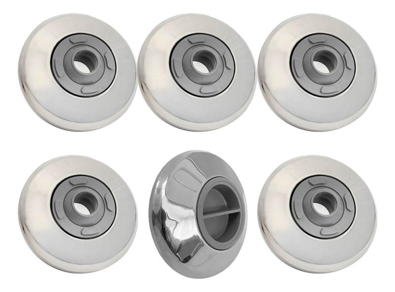 Imagem de 5 Dispositivos De Retorno + 1 Aspiração Piscina Aço Inox 316