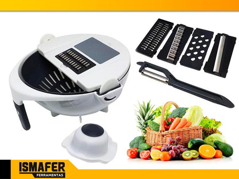 Imagem de 5 Em 1 Mandoline Slicer Nicer E Fatiador Cortador De Legumes