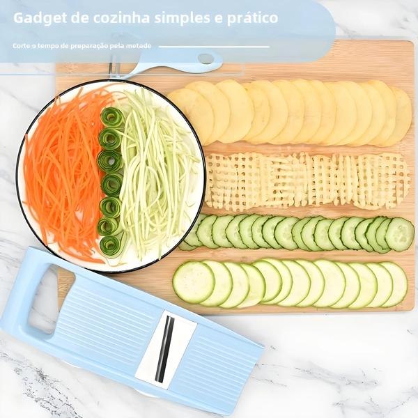 Imagem de 5 Em 1 Multifuncional Picador De Vegetais Cebola Chopper Alimentos Slicer Mandoline Cortador Dicer