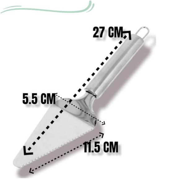 Imagem de  5 Espátulas De Cortar Bolo Em Aço Inox  Utensílios Cozinha 