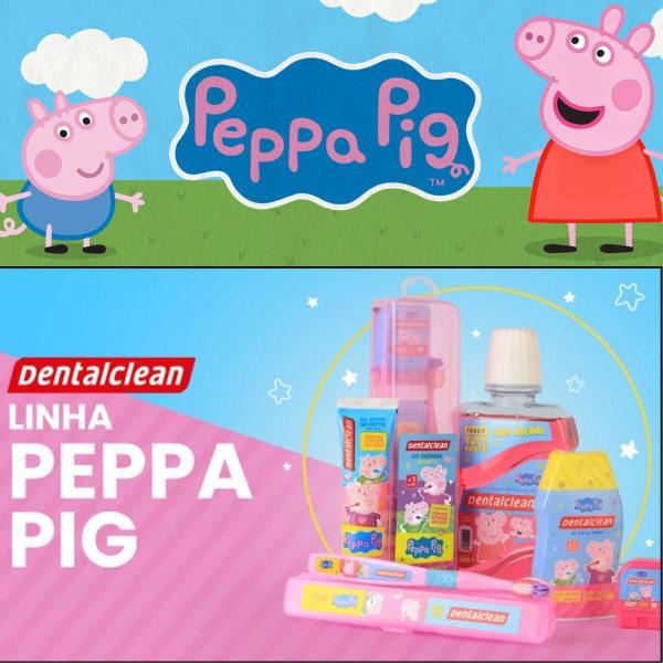 Imagem de 5 Fio Dental Infantil - Peppa Pig - 25M - Rosa - Dentalclean