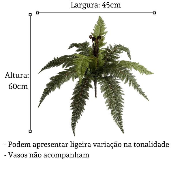 Imagem de 5 Folhagens de Samambaia Artificial: Ideal para Design de Interiores e Vasos Decorativos DE0522