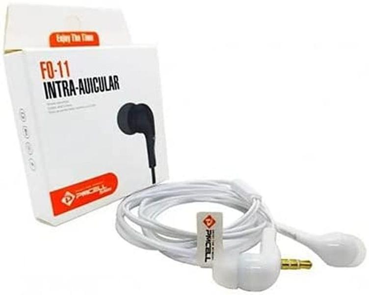 Imagem de 5 Fone De Ouvido Slim Intra-auricular Fo-11 Pmcell