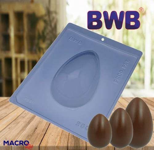 Imagem de 5 Forma de Chocolate Ovo Liso Especial BWB 250g