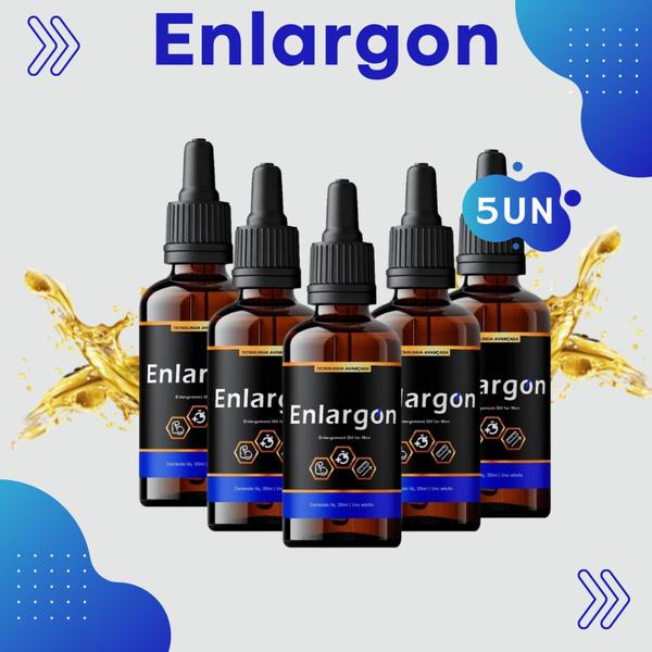 Imagem de 5 frasco enlargon original 30ml hiper potente