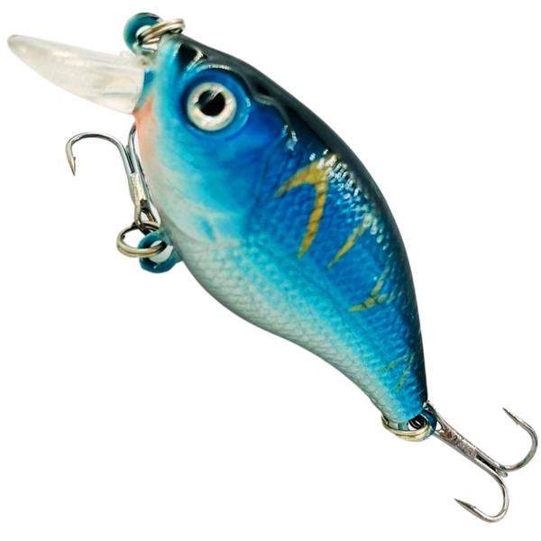 Imagem de 5 Iscas Artificiais Crankbait 6cm 6,7g Estojo Tucunaré Bass