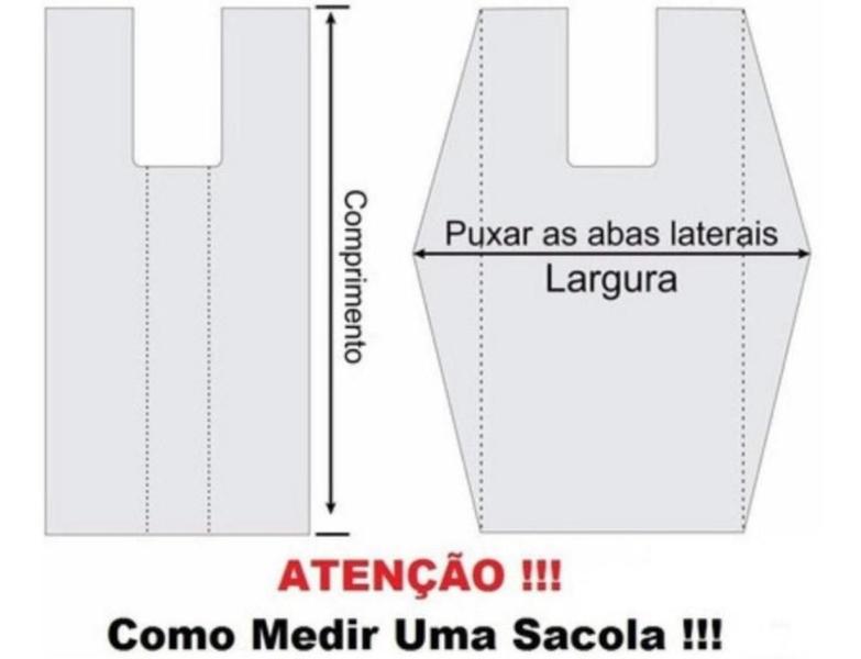 Imagem de 5 kg sacola plástica 90x100 reforçada  reciclada colorida