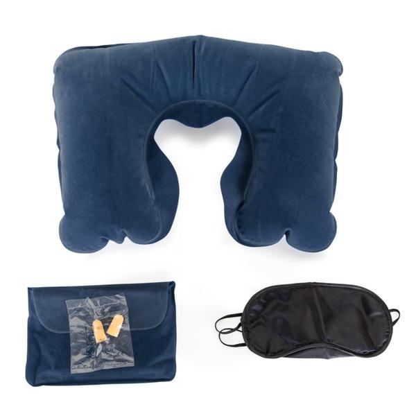 5 Kits de Viagem Com 3 Itens - Tapa Olho - Almofada - Protetor Auricular - ZZ Imagem de 5 Kits de Viagem Com 3 Itens - Tapa Olho - Almofada - Protetor Auricular