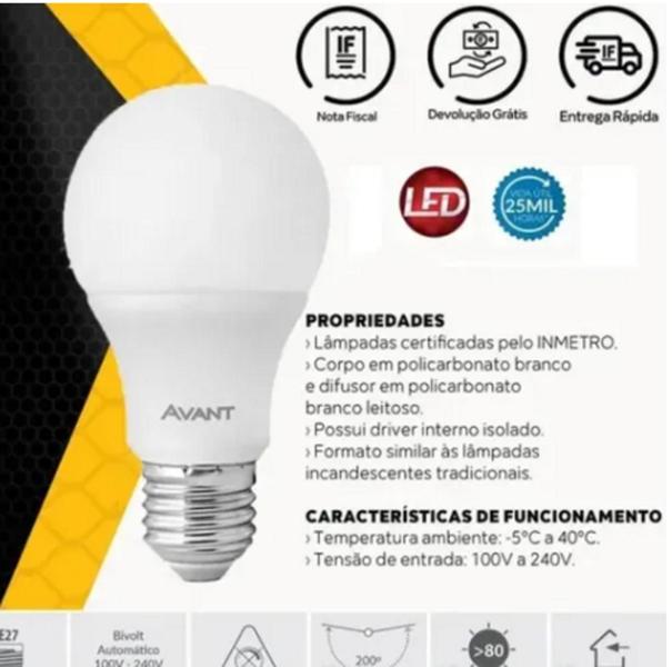 Imagem de 5 Lâmpadas Led Branca / Casa / Apartamento / Salão /comercio