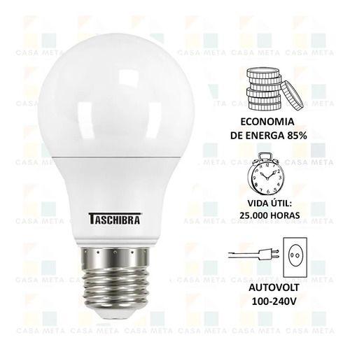 Imagem de 5 Lâmpadas Led Tkl 90 15w Bivolt Luz Branca 6500k Taschibra