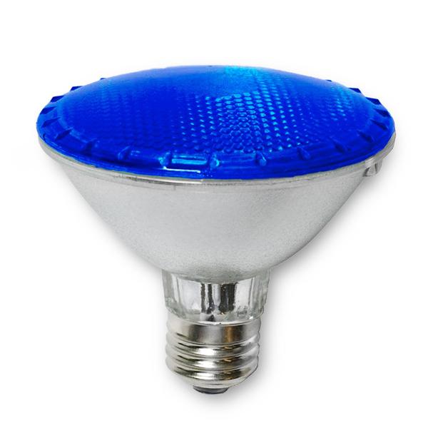 Imagem de 5 Lâmpadas PAR 30 Halógena 75W 127V Base E27 -  AZUL