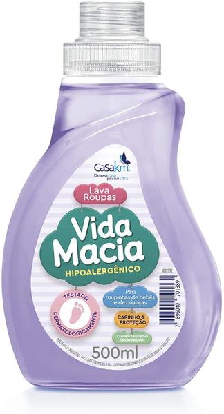 Imagem de 5 Lava Roupas de Bebes Vida Macia 500ml Dermatológico