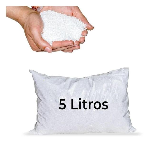 Imagem de 5 Litros Isopor Bolinha Micropérola Puff Artesanato 1L 1Mm