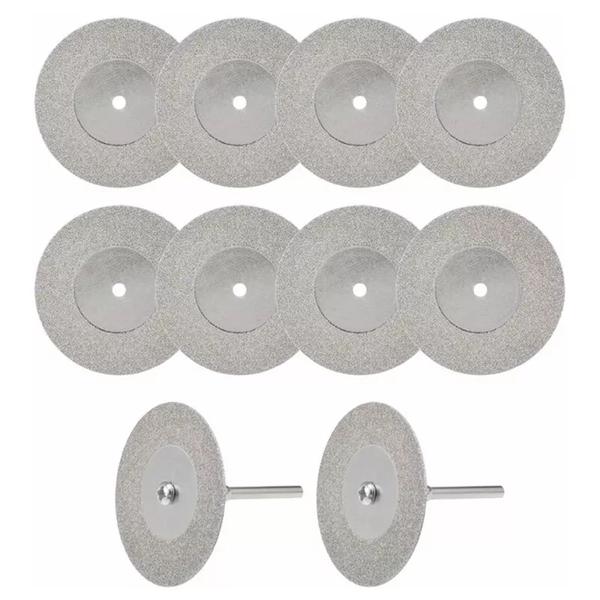 Imagem de 5 Mini Discos Corte Diamantado 60mm, 50mm ou 40mm Para Micro Retifica