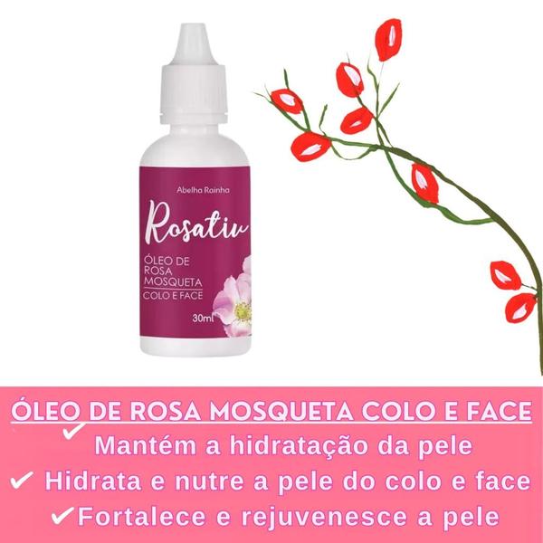 Imagem de 5 Óleo De Rosa Mosqueta Colo E Face Uniformização e Rejuvenescimento