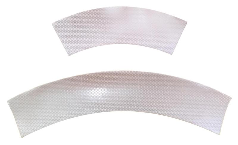 5 Pares Faixa Adesiva Refletiva Branca Para Cone 75 Cm - Grline Imagem de 5 Pares Faixa Adesiva Refletiva Branca Para Cone 75 Cm