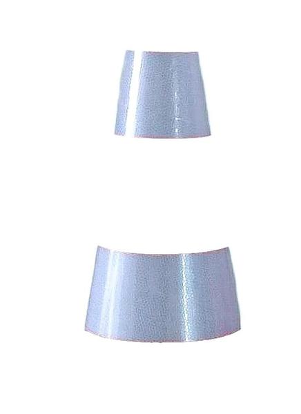 5 Pares Faixa Adesiva Refletiva Branca Para Cone 75 Cm - Grline Imagem de 5 Pares Faixa Adesiva Refletiva Branca Para Cone 75 Cm