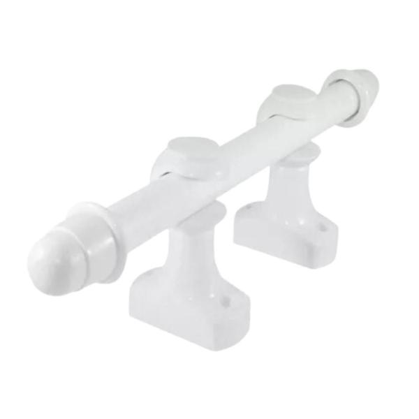 Imagem de 5 Pares Kit Suporte P/ Varão De Cortina 28mm Branco Reibraz