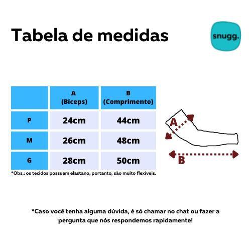 Imagem de 5 Pares Manguito Snugg Proteção UV50+ Revenda Atacado