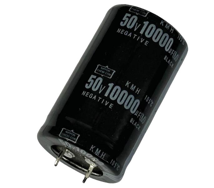 Imagem de 5 PÇS CAPACITOR ELETROLITICO 10000X50V - 10000UF X 50V - 105º GRAUS