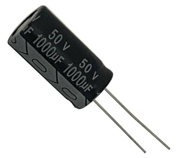 Imagem de 5 pçs - capacitor eletrolitico 1000x50v - 1000uf x 50v