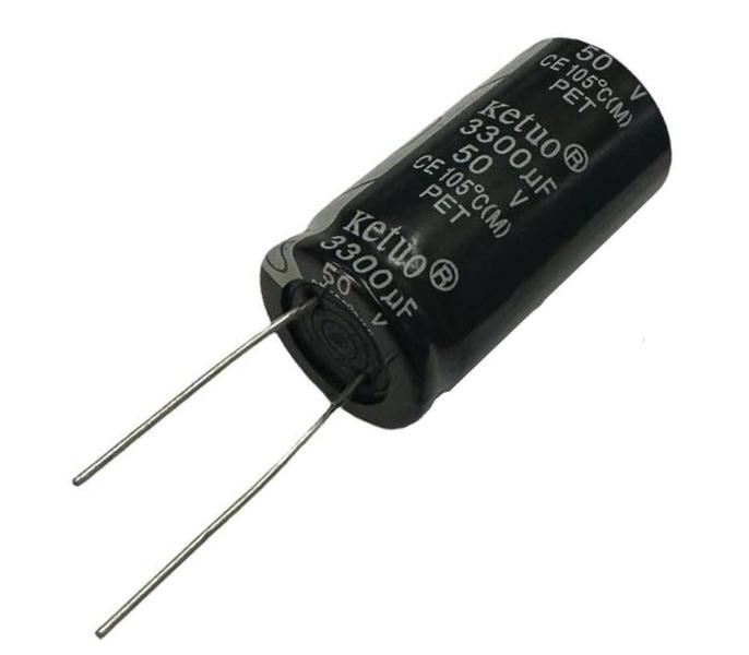 Imagem de 5 PÇS CAPACITOR ELETROLITICO 3300X50V - 3300UF X 50V - 105º