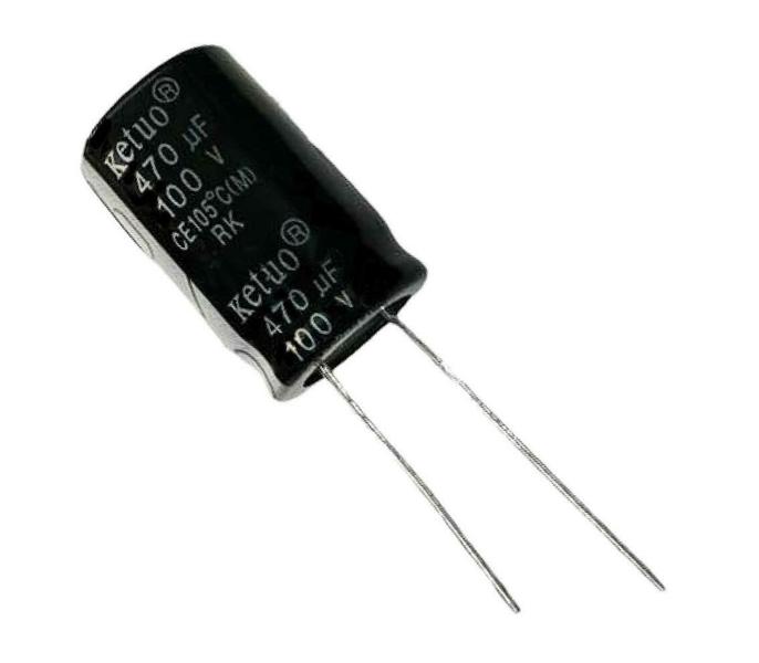 Imagem de 5 PÇS CAPACITOR ELETROLITICO 470X100V - 470UF X 100V - 105º