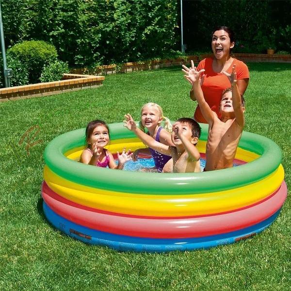 Imagem de 5 Piscina Arco Íris 550l Banheira Inflável - Envio Imediato