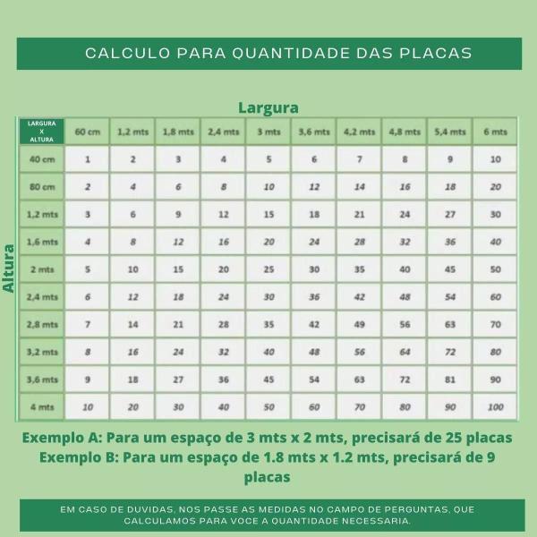 Imagem de 5 Placa Verde 40X60 Jardim Vertical Artificial Eucalipto