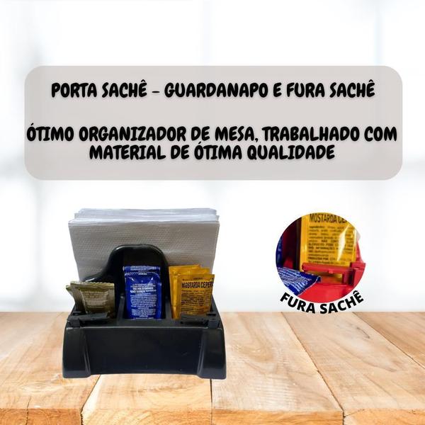 Imagem de 5 Porta Guardanapo Verde Com Furador Para Bares E Padaria