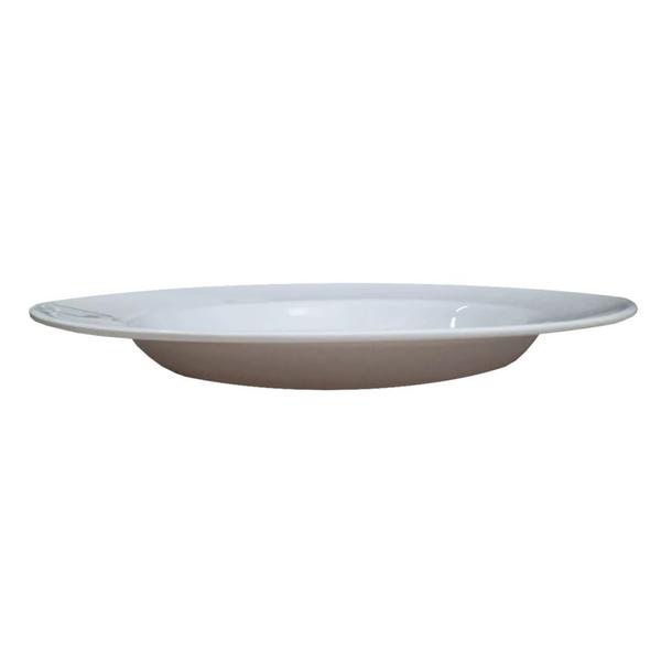 5 Pratos Fundos 25 Cm em Melamina / Plastico Branco Bestfer Imagem de 5 Pratos Fundos 25 Cm em Melamina / Plastico Branco Bestfer