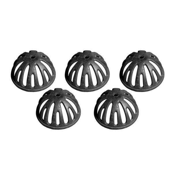 5 Ralo Abacaxi Semiesférico Proteção Entopimento 150Mm Ferro - Casa E Jardim Comércio Imagem de 5 Ralo Abacaxi Semiesférico Proteção Entopimento 150Mm Ferro