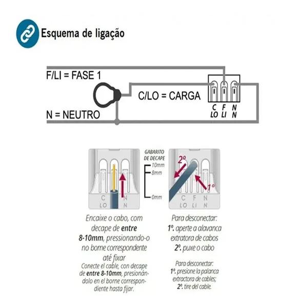 Imagem de 5 Sensor Presença Parede Touch Fotocélula Lesp4001XC Exatron