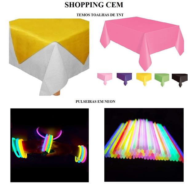 Imagem de 5 Toalhas de Tnt Para Mesa de Festa de Aniversário 1,00m x 1,40m Retangular