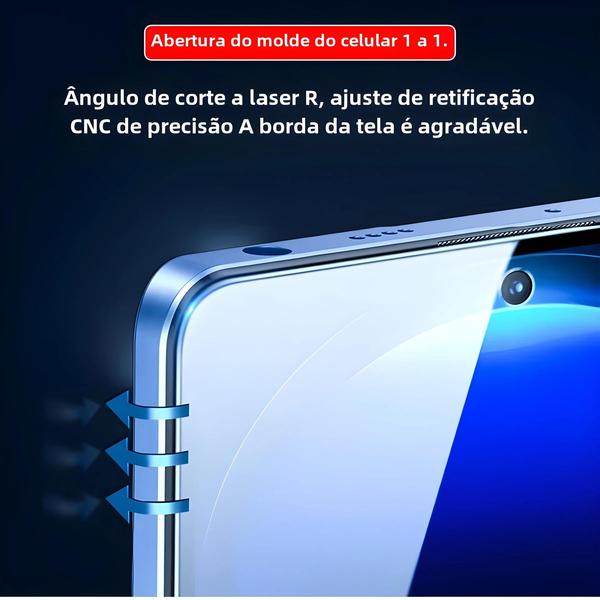 Imagem de 5 Unidades de Protetor de Tela de Vidro Temperado para Xiaomi Poco X6, F5, X5, M6 e C65 Pro