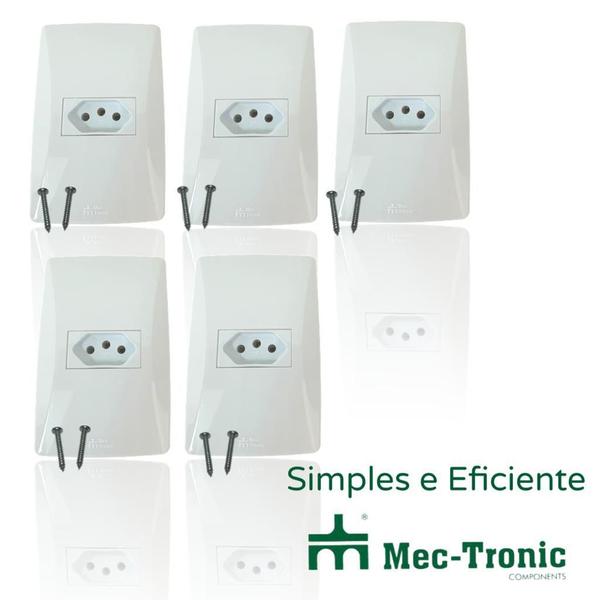 Imagem de 5 Unidades Tomada Simples 20a 250v 2p+t